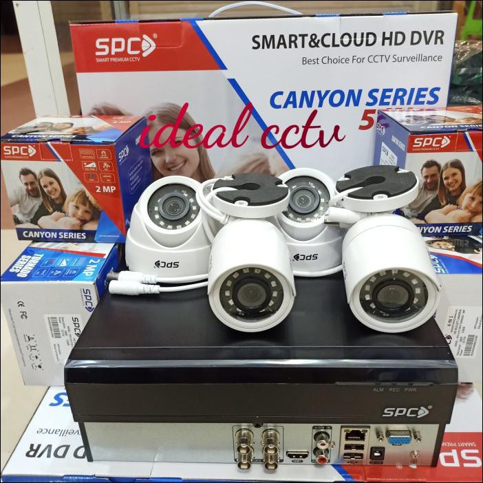 PROMO PAKET KAMERA CCTV SPC 4.CHANNEL 1080P 2.MEGAPIXEL