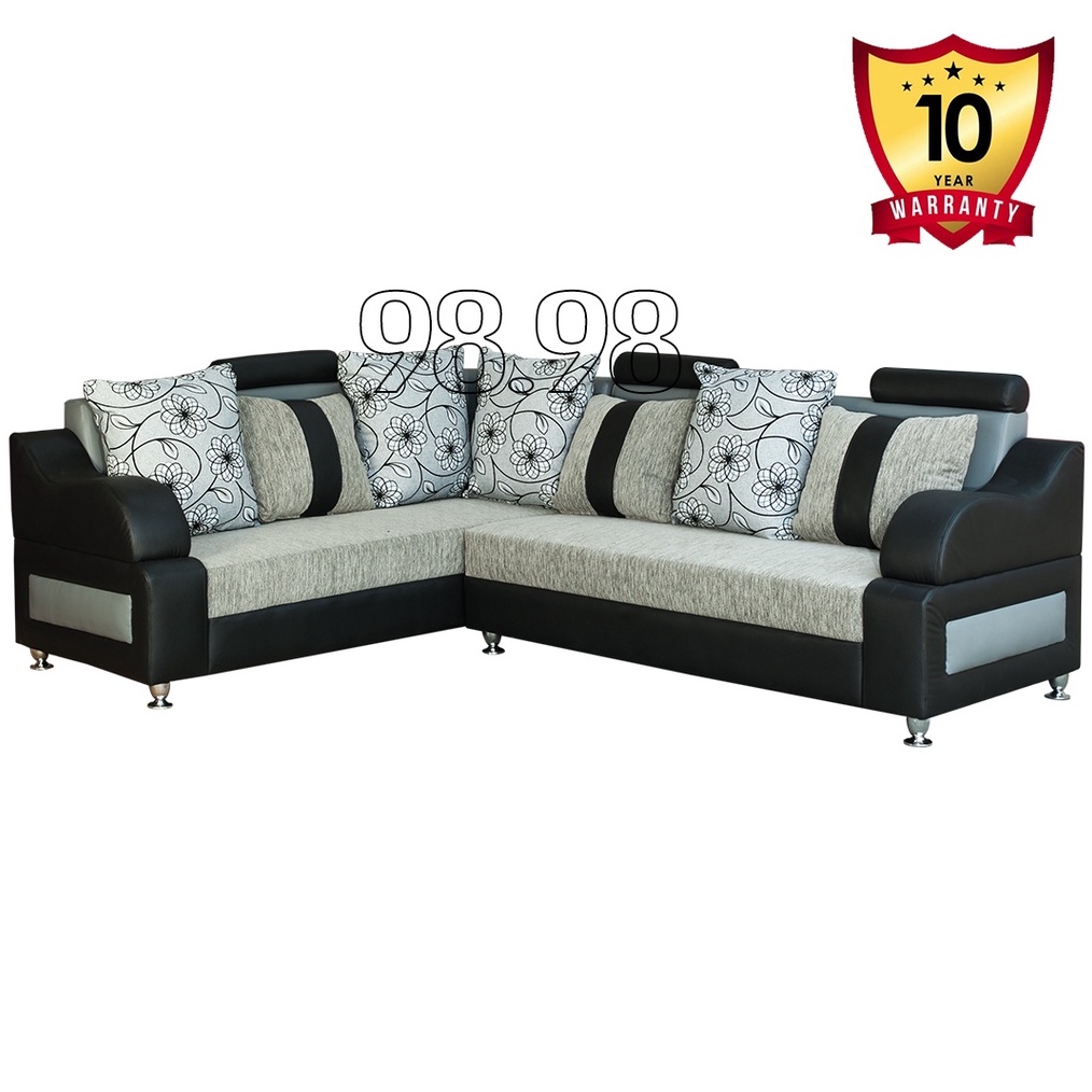 Sofa Tamu Murah - Sofa Sudut Minimalis free Bantal Tipe Lorenzo - Sofa L Medan