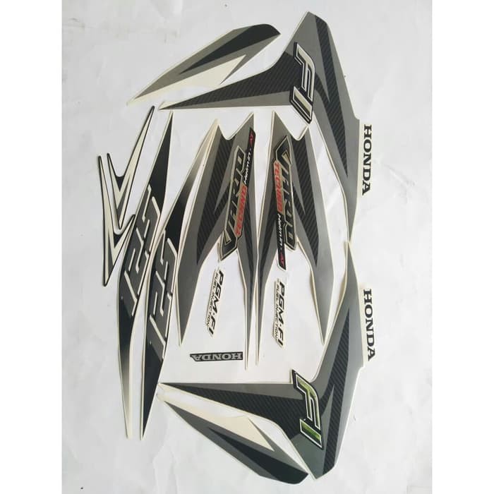 stiker striping honda vario techno 125 2013 putih