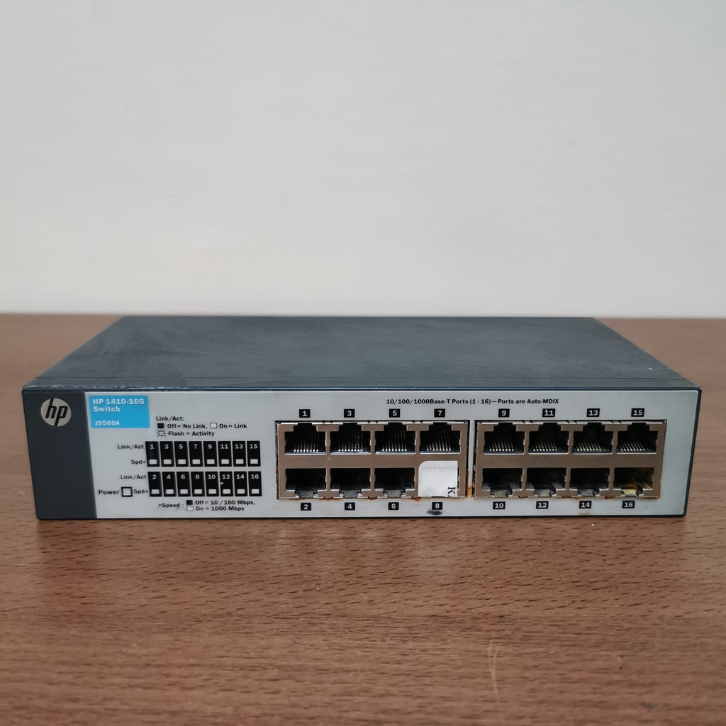 Jual Switch Hub Gigabit 16 Port Hp Procurve 141016G Series J9561A