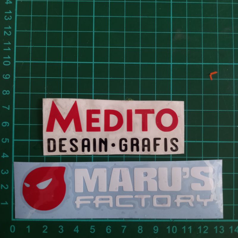 Stiker Cutting Marus's Factory