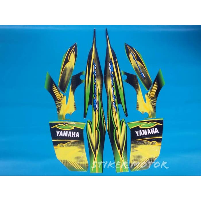 striping motor jupiter z 2008 hijau