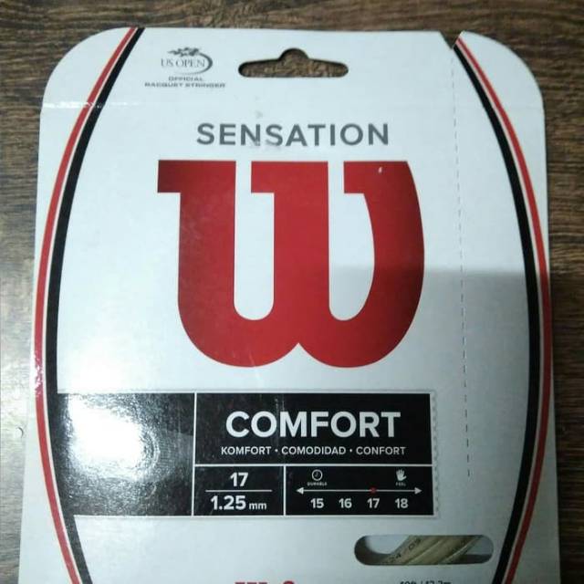 senar tenis wilson sensation