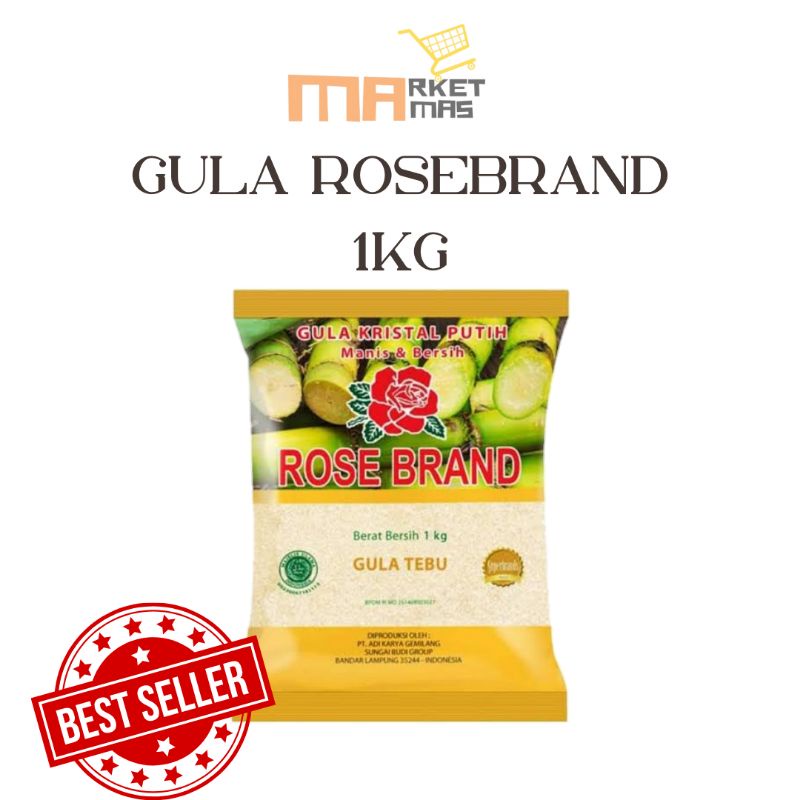 

Rose Brand Gula Pasir 1kg Kuning