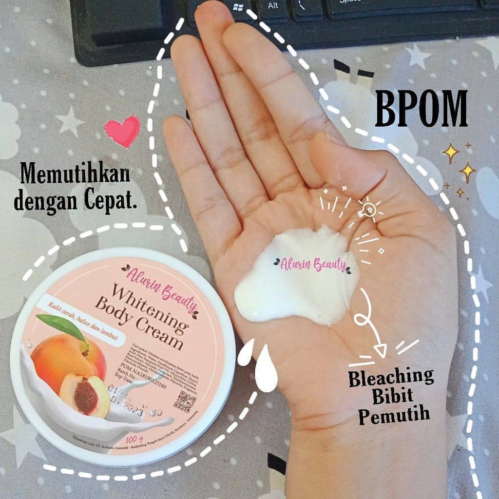 [BPOM] BLEACHING COLLAGEN DOSTING / BIBIT PEMUTIH BADAN ALURIN BEAUTY