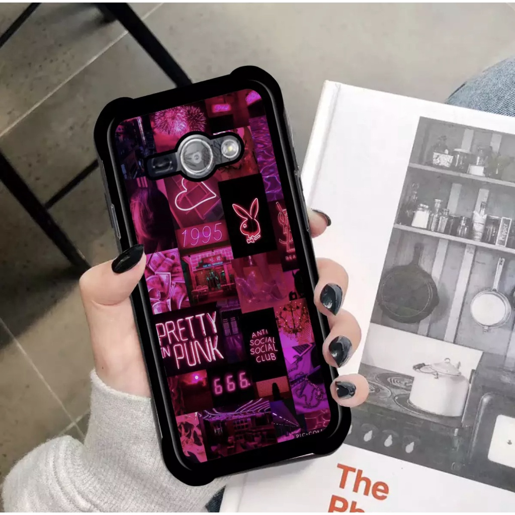 ACASTO Case Samsung J1 Ace motif aesthetic colors art style keren unik fashion pria & wanita custom 