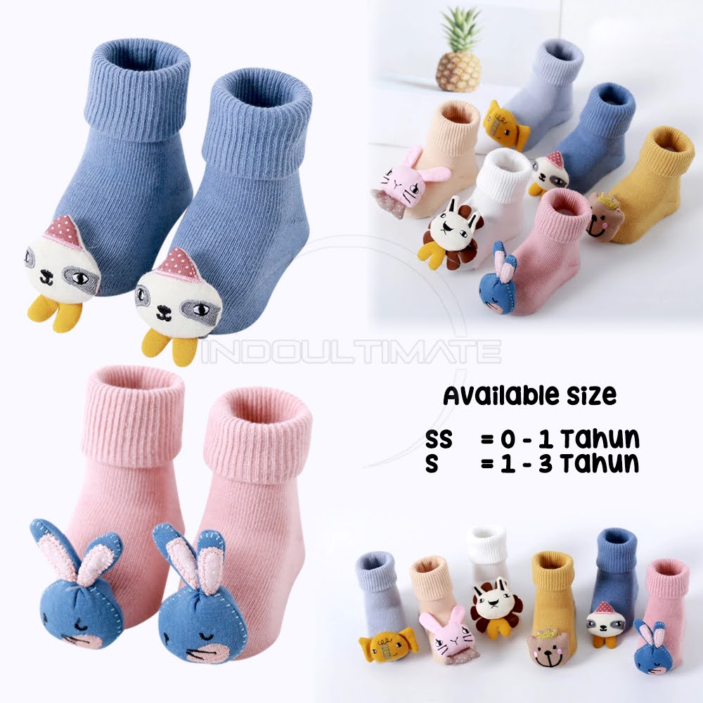 KKA-039 Kaos kaki Bayi Balita Alas Kaki Pelindung Kaki Kid Sock Kaos Kaki Bayi Baru Lahir Newborn Kaos Kaki Bayi Laki-Laki Perempuan Kaos Kaki Motif Karakter Baby Socks Alas Kaki Bayi Sarung Kaki Bayi