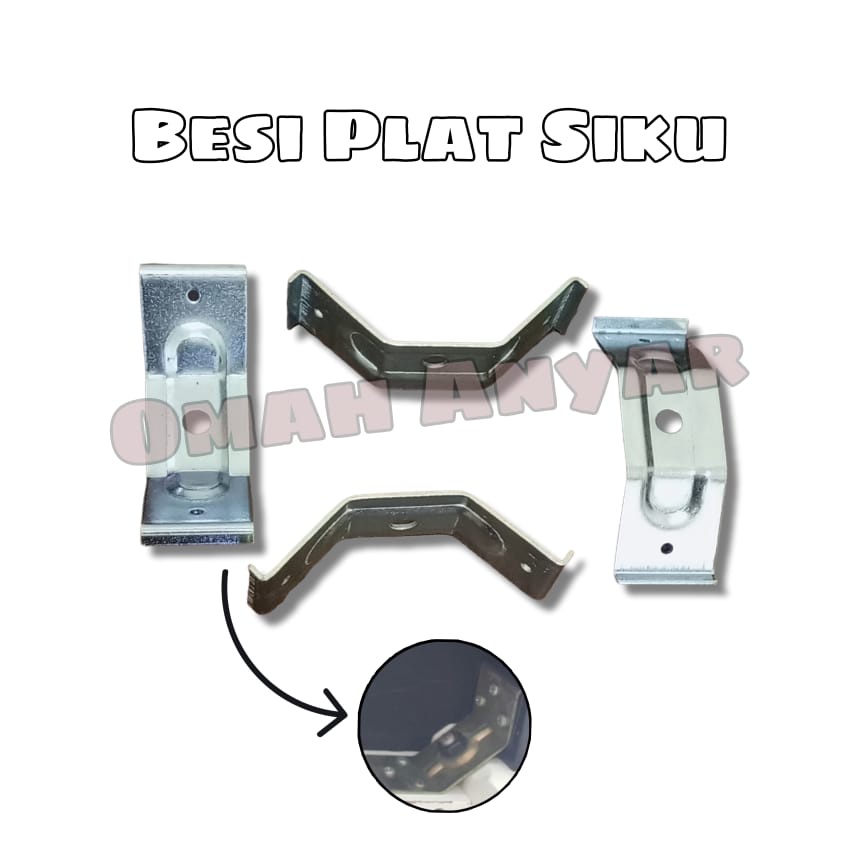 Besi Plat Siku 4,5cm x 4cm