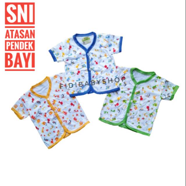 SNI Atasan Pendek Bayi Baru Lahir Laki Perempuan Murah Lucu Baju Baby Newborn Halus Lucu Peralatan