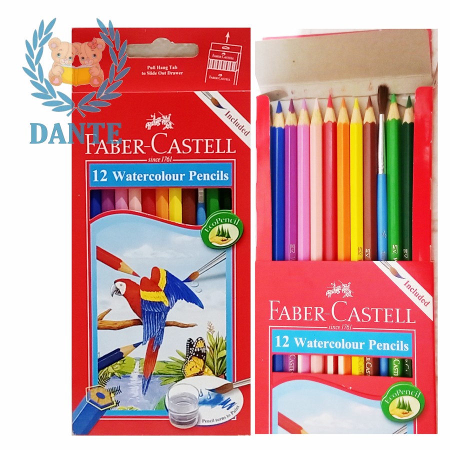 

Pensil Warna 12 Faber Castell Water Colour