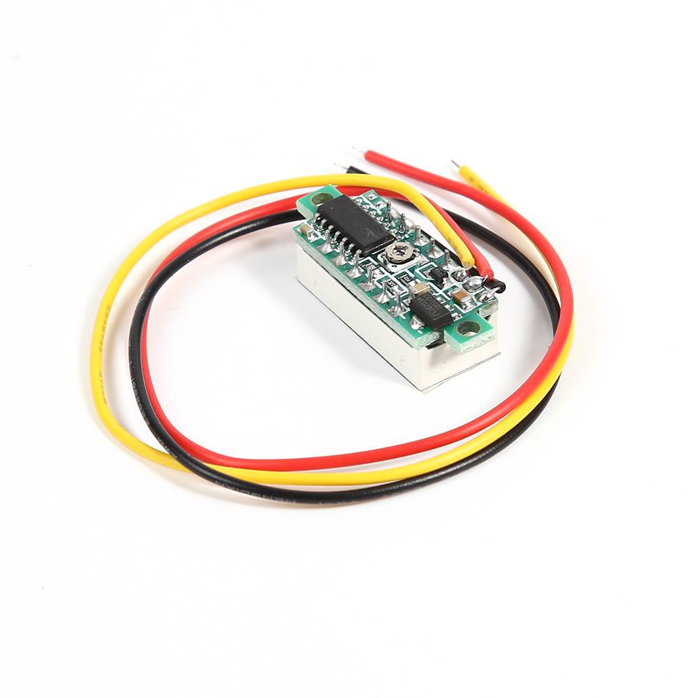 Mini 0.28 inch DC 0-100V 3 Wires Mini Gauge Voltage Meter Voltmeter LED Display Car Battery Motor