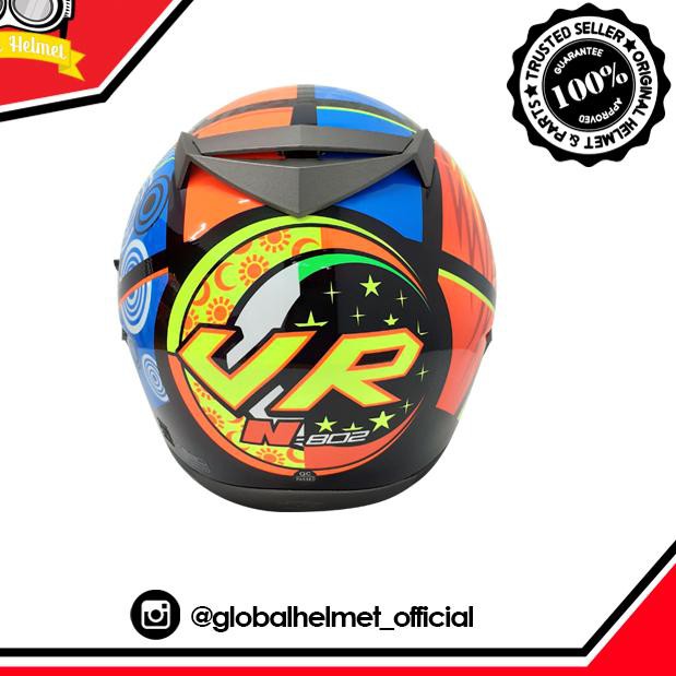 ZHNF Helm NJS Shadow N 802 R Black Full Face Original .