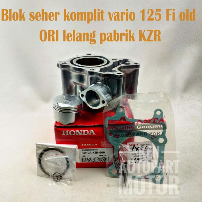 MTR641 BLOK SEHER KOMPLIT VARIO 125 FI OLD ORI LELANG PABRIK KZR