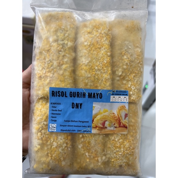 

RISOL MAYO ISI SMOKE BEEF TELUR MAYO ISI 6