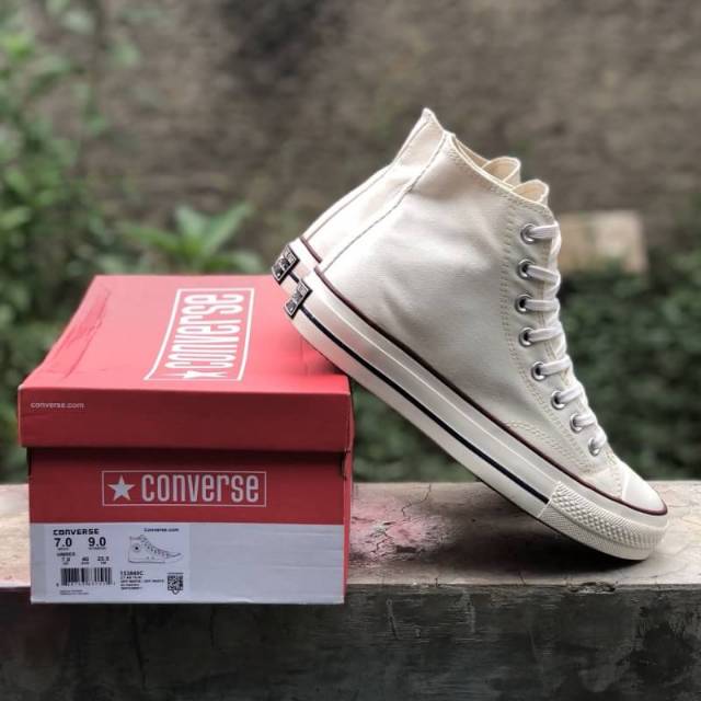 CONVERSE 70S HIGH OFFWHITE
PREMIUM BNIB TAG VIETNAM