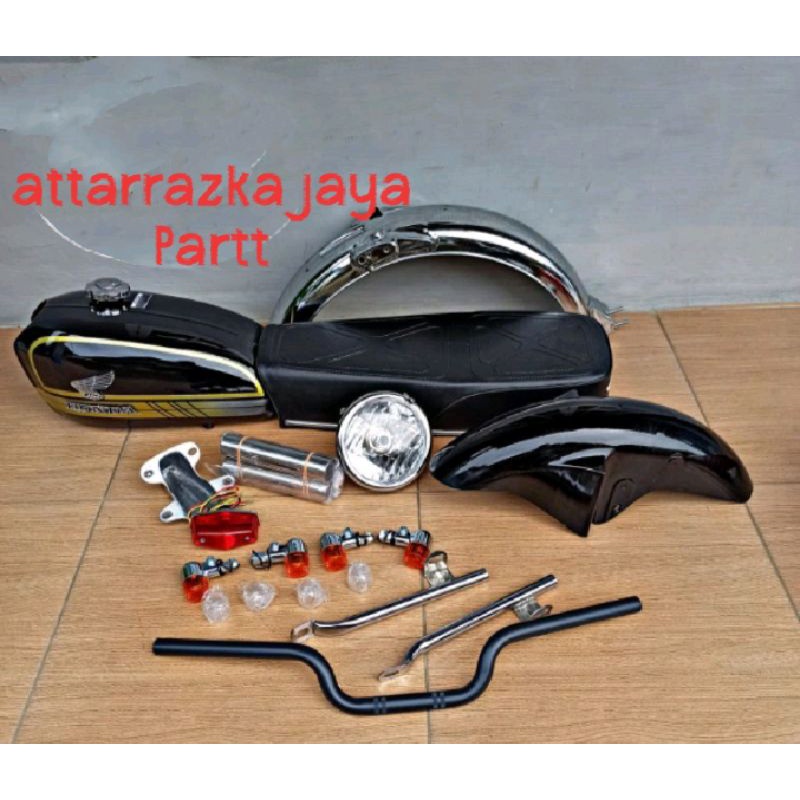 paket body cb 100 125- tangki cb - jok cb - stoplamp cb