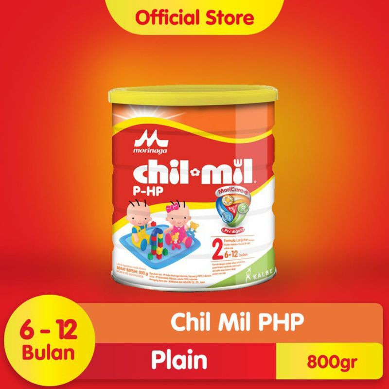 SUSU MURAH MORINAGA CHIL MIL PHP (6-12 BULAN) 800 GRAM