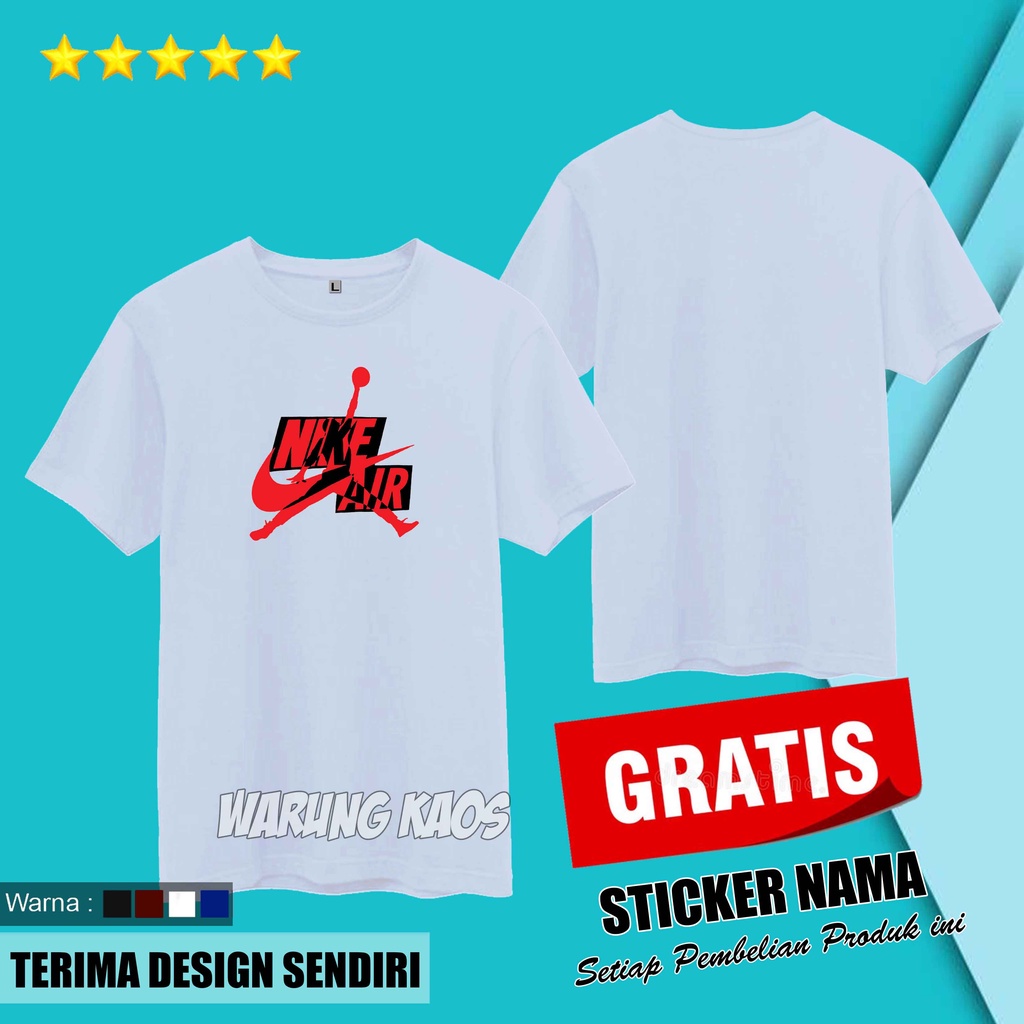 Baju Kaos NIKE AIR JORDAN Keren Pria Dan Wanita Distro WARUNG KAOS
