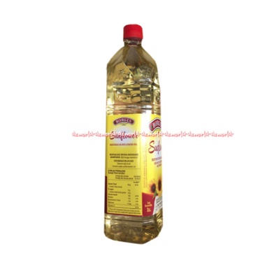 Borges Sunflower Oil 1L Minyak Goreng Biji Bunga Matahari Eco Bottle Bor Gess Sun Flower Cooking Oil Borgez Borgess 1 Litter