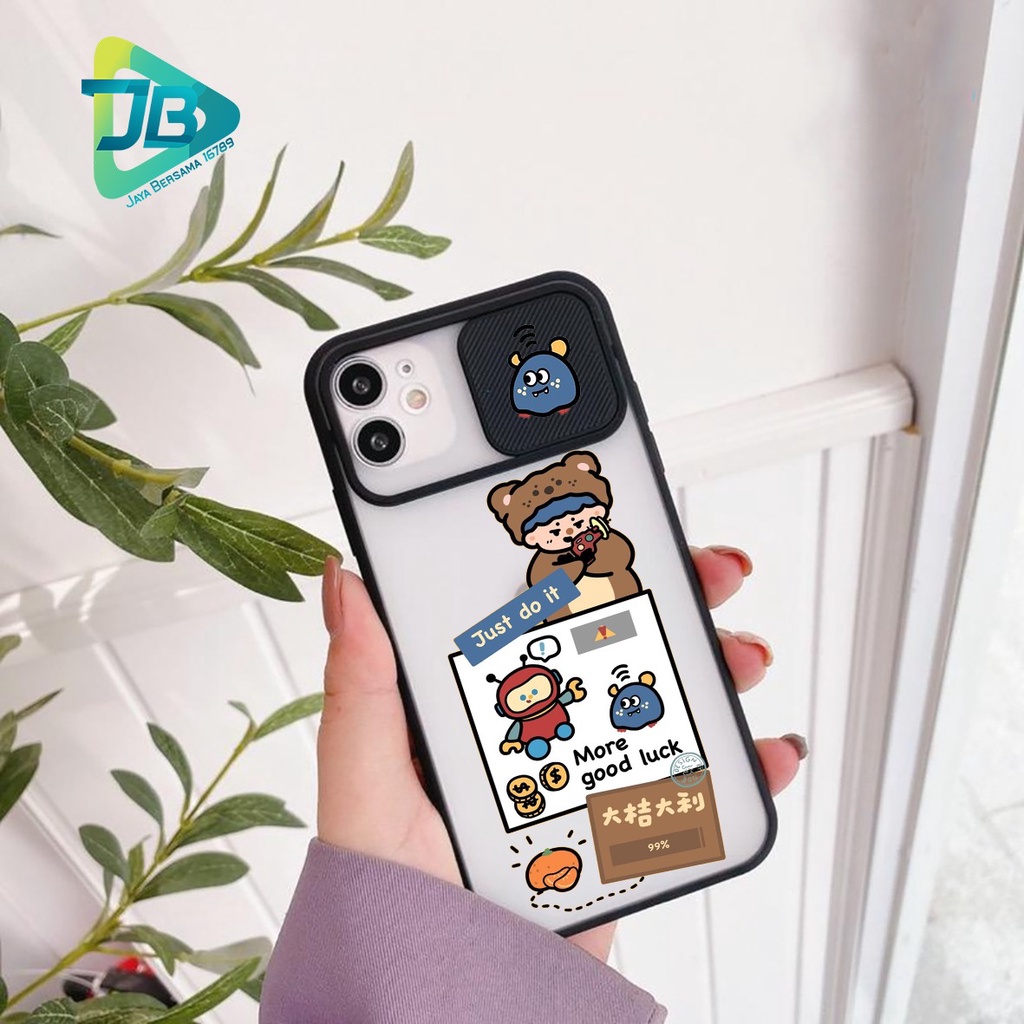 SOFTCASE SLIDE KAMERA BONEKA OPPO VIVO SAMSUNG XIAOMI REALME IPHONE ALL TYPE JB4960