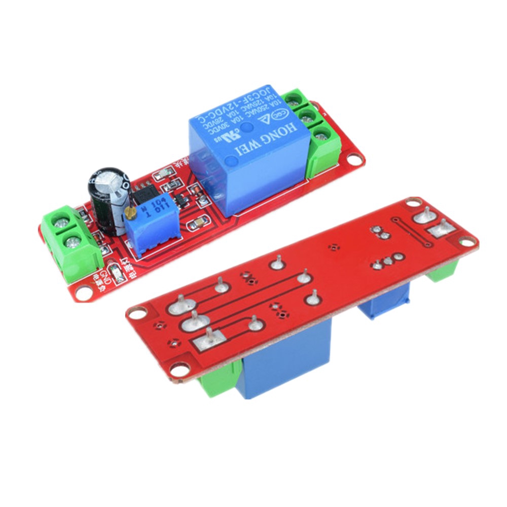 ✈【Fast/COD】✈ Modul NE555 Delay Switch Shield Timer DC 12V Adjustable 0-10 Detik