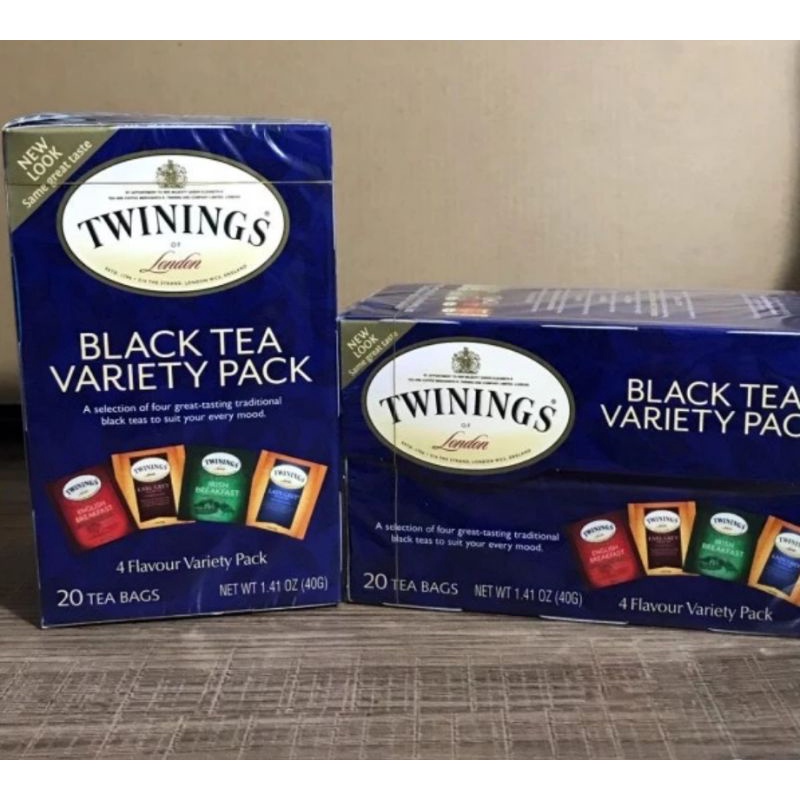 

Twinings Black Tea Variety Pack isi 20 Tea Bags 4 Flavour Variety Pack