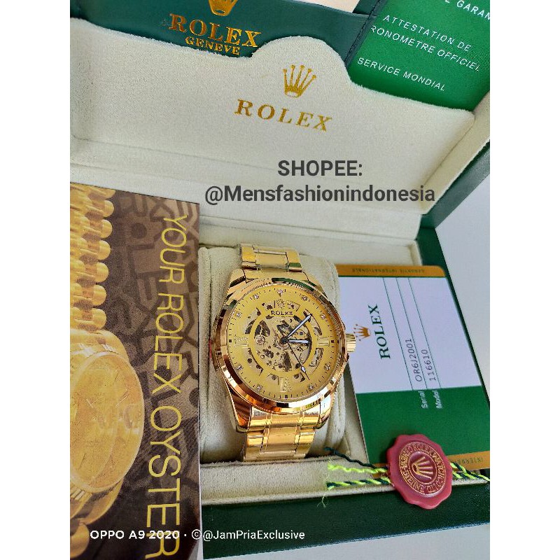 JAM ROLEX AUTOMATIC PRIA SUPER COD BAYAR DITEMPAT