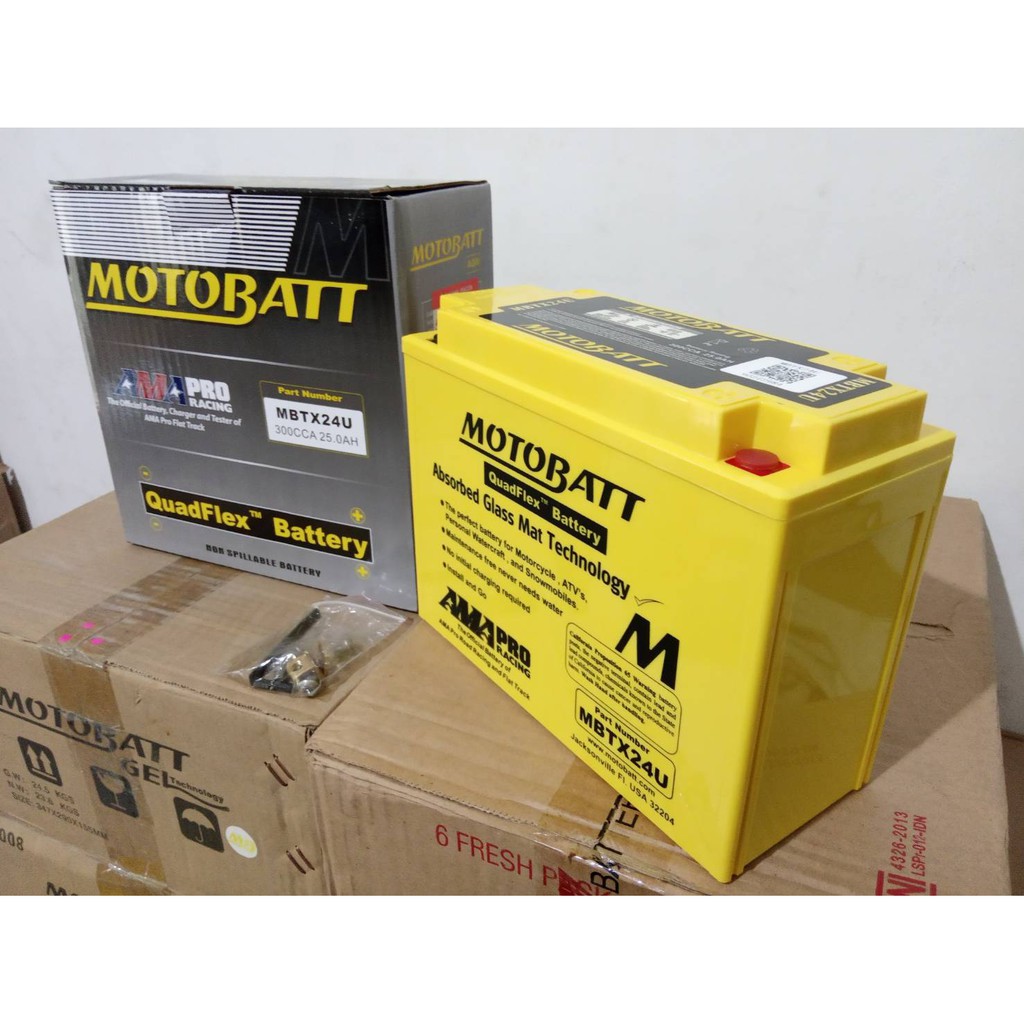 Aki Motobatt  Harley MBTX24U QUADFLEX 12V 25 Ah CCA 300