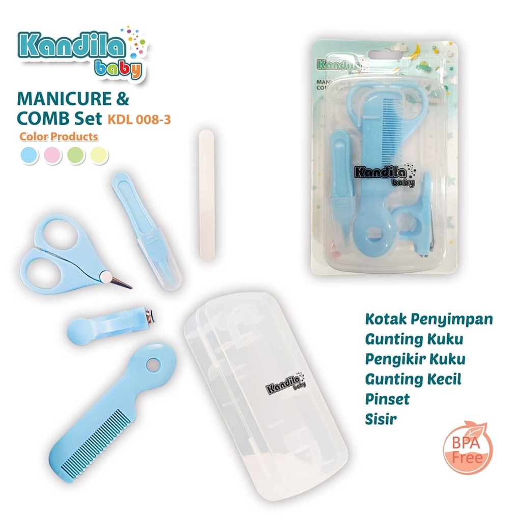 Kandila Baby Manicure&amp;Comb Set