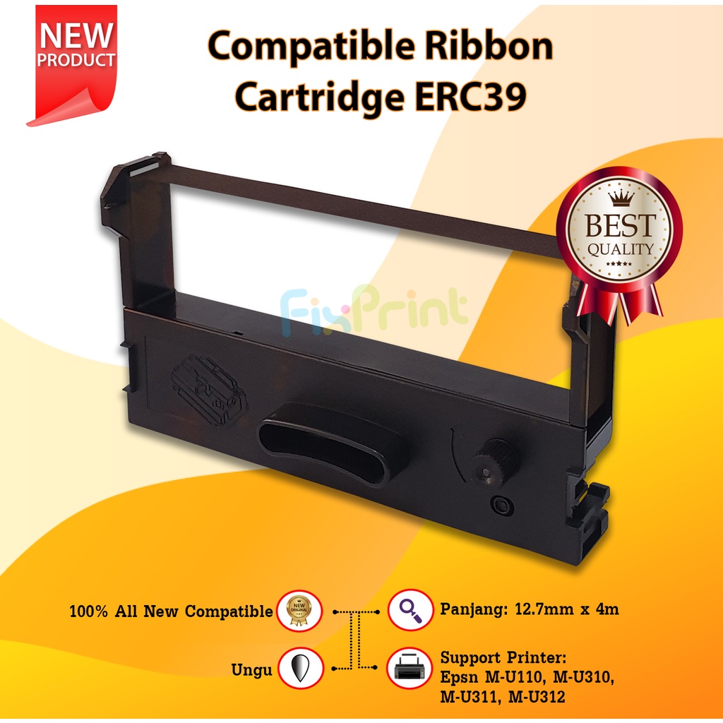 Ribbon Refil Cartridge ERC39 ERC 39 ERC-39 Printer MU110 MU310 MU311 MU312 Murah