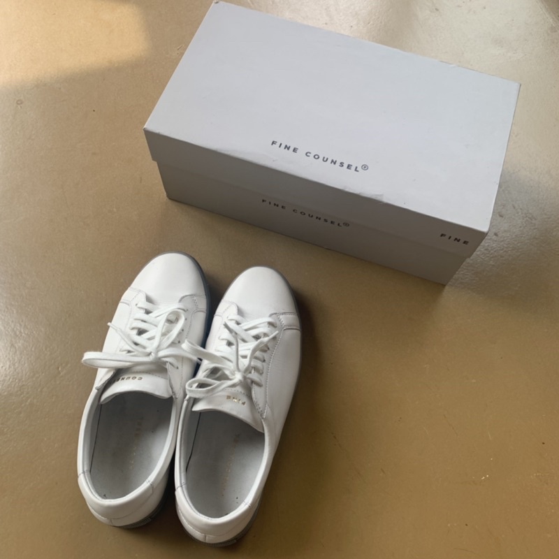 (Preloved like new) Fine Counsel Sneakers Sepatu Size 39 Reverence Pleasant White-White