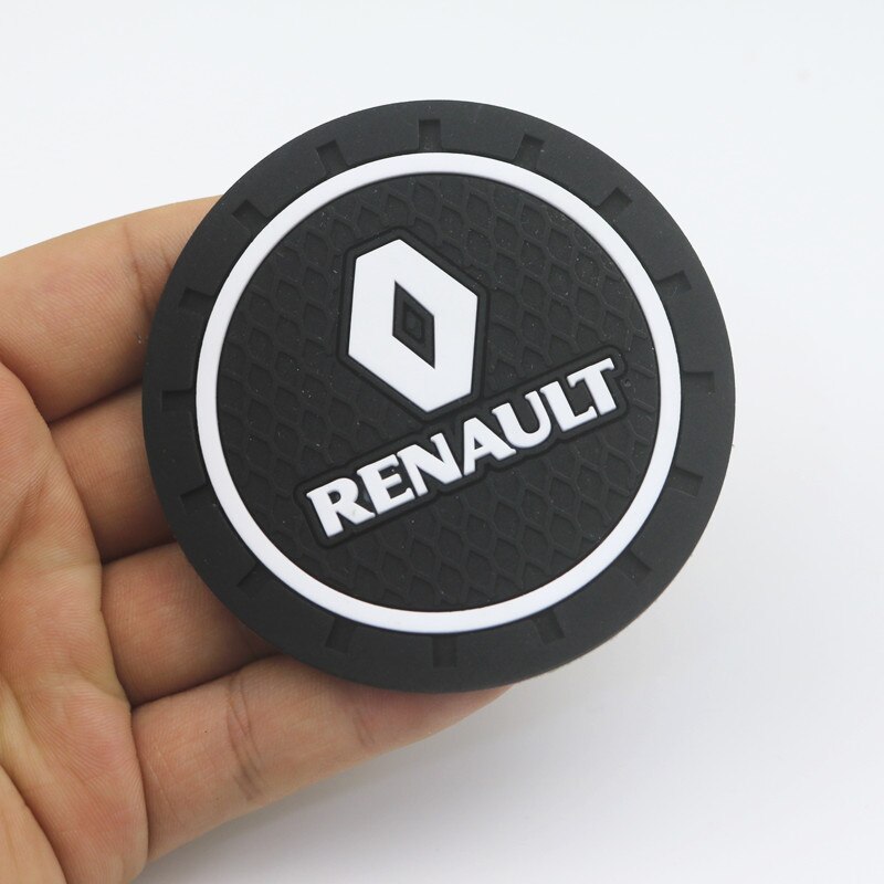 2pcs holder Gelas anti slip Untuk Renault