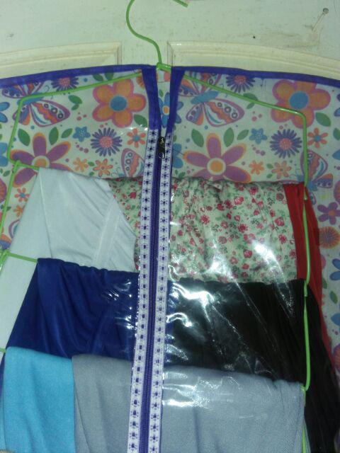 Promo Gantungan Jilbab Hanger Tempat Penyimpanan Kerudung Handuk Kain Hijab - Hitam