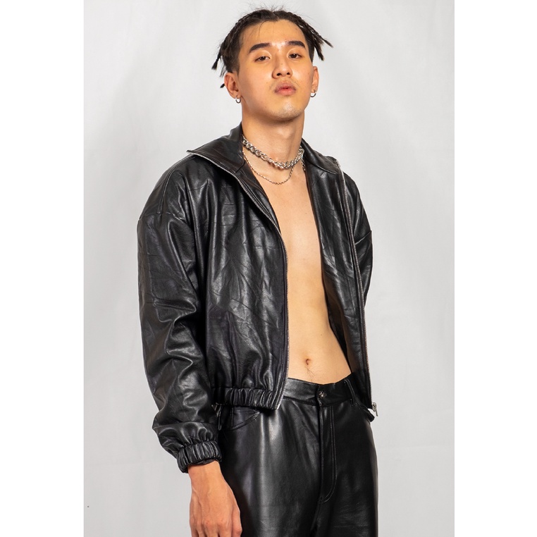 OCWA MILAN FAUX LEATHER JACKET MEN