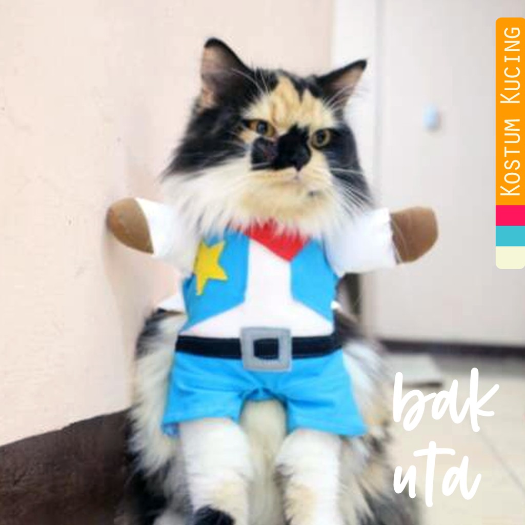 Kostum Koboi untuk kucing &amp; anjing /Jual Baju Kucing Terlengkap &amp; Berkualitas size S-XL