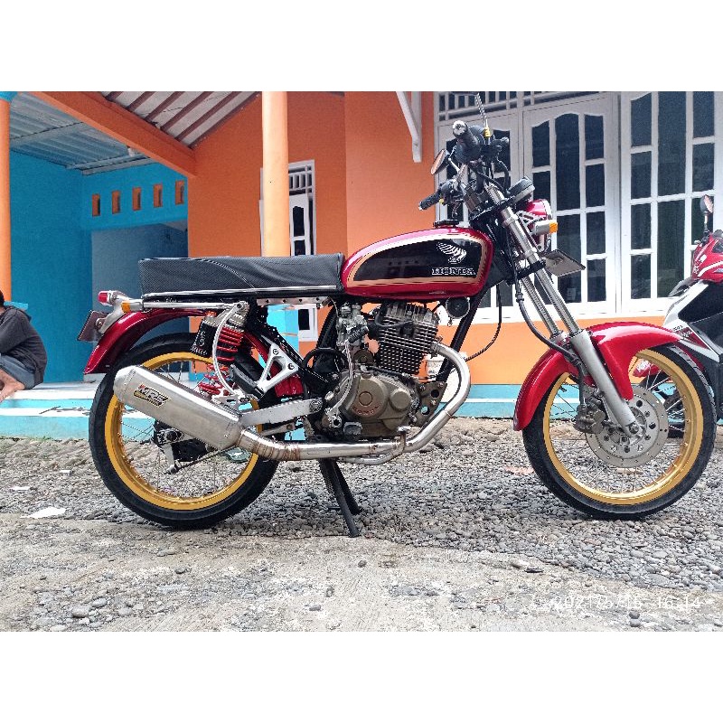 Knalpot Racing Kapsul CB GL MP Megapro Tiger Revo Tirev Original MRS Pipa Header Roll Bending fanter