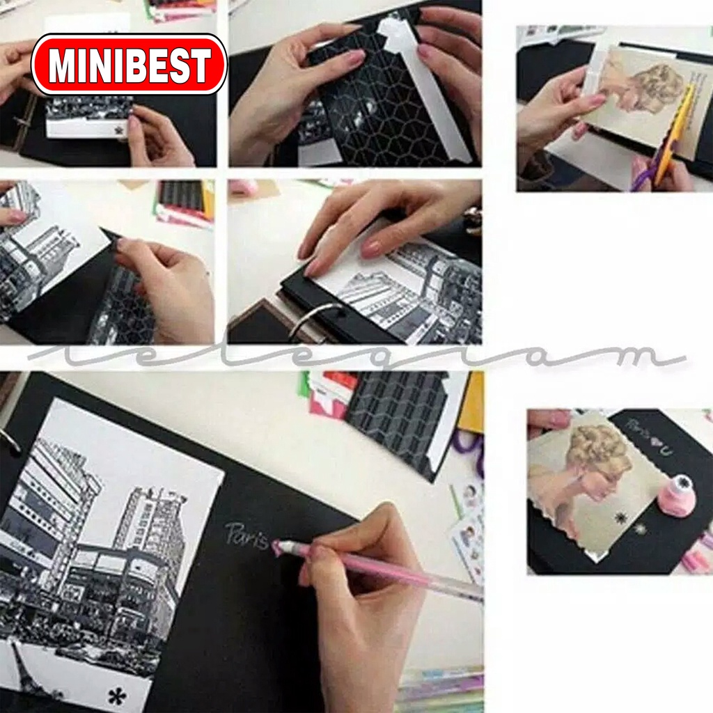 [ MB ] Album Scrapbook 30 Lembar Fujifilm Instax Mini/Wide/2R Photo