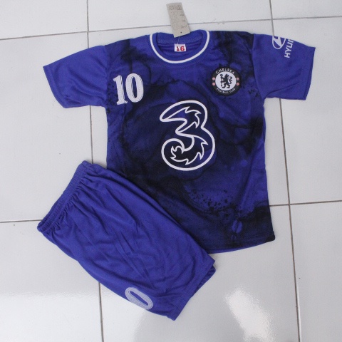 SETELAN BAJU BOLA ANAK CELSEA TERBARU USIA 0-13THN