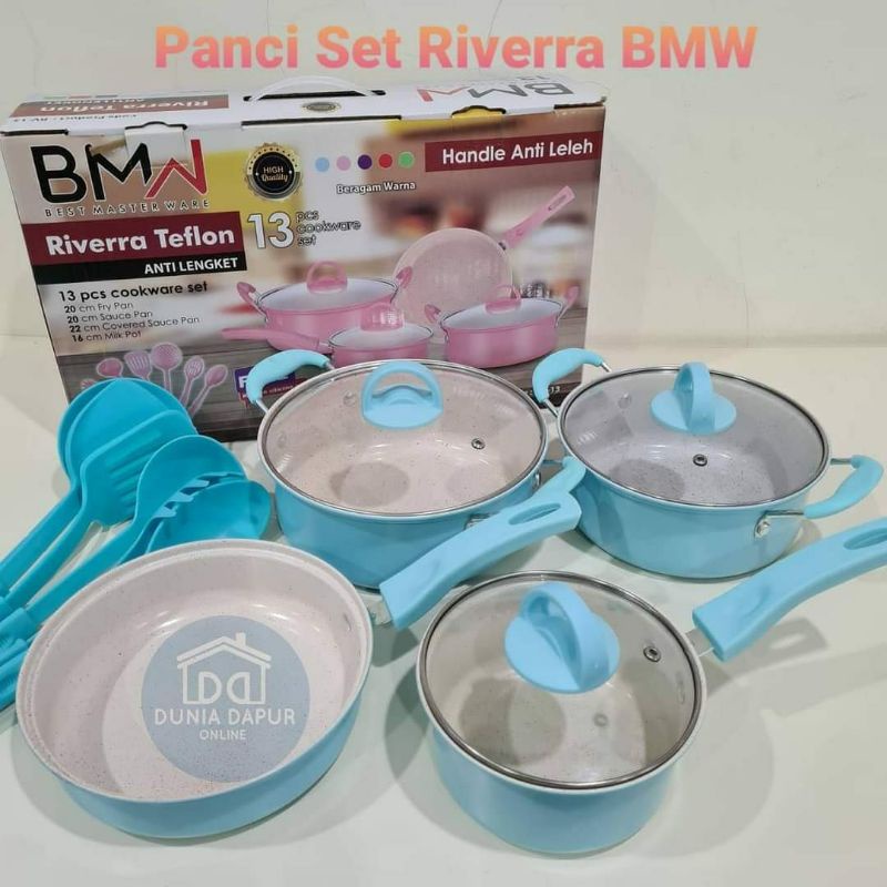 BMW set riverra teflon 13pcs