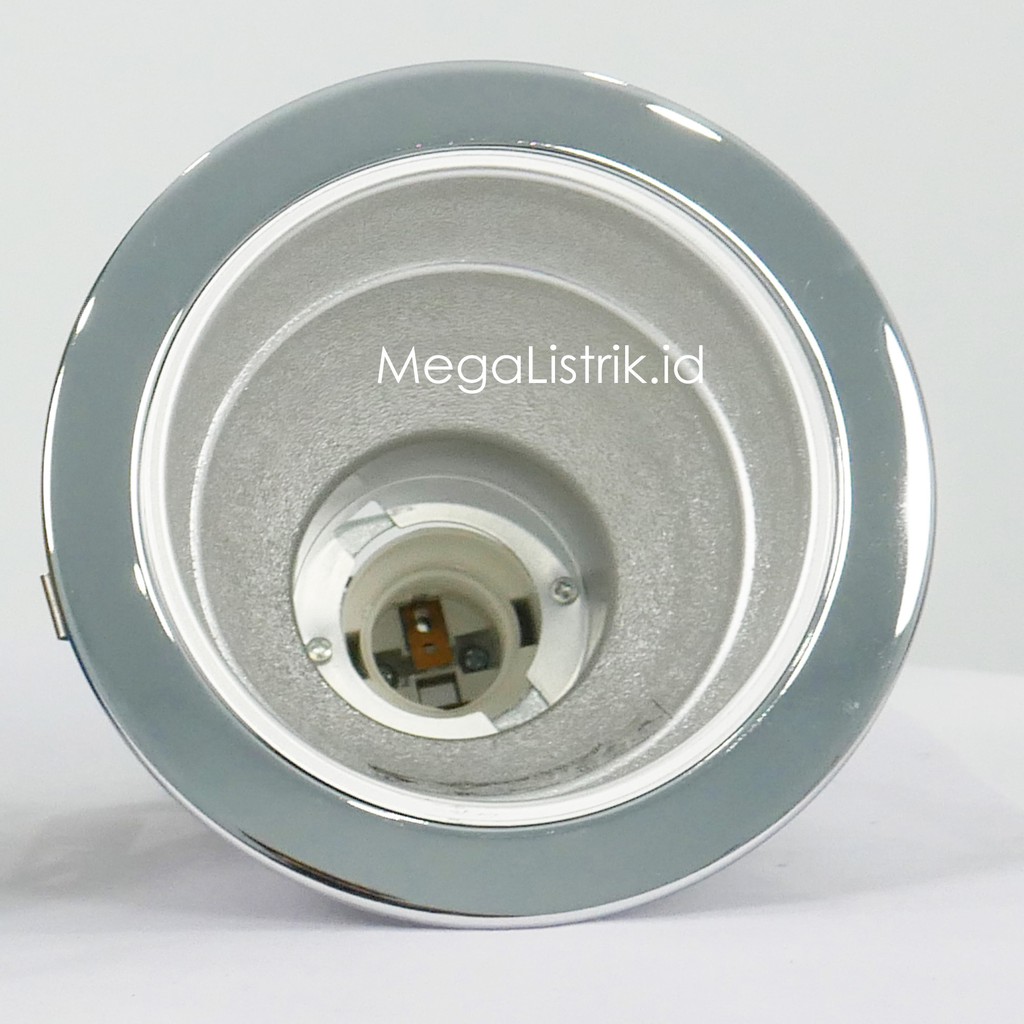 PANASONIC DOWNLIGHT / RUMAH LAMPU 4'' SILVER FITING E27 NLP 72332 - 131
