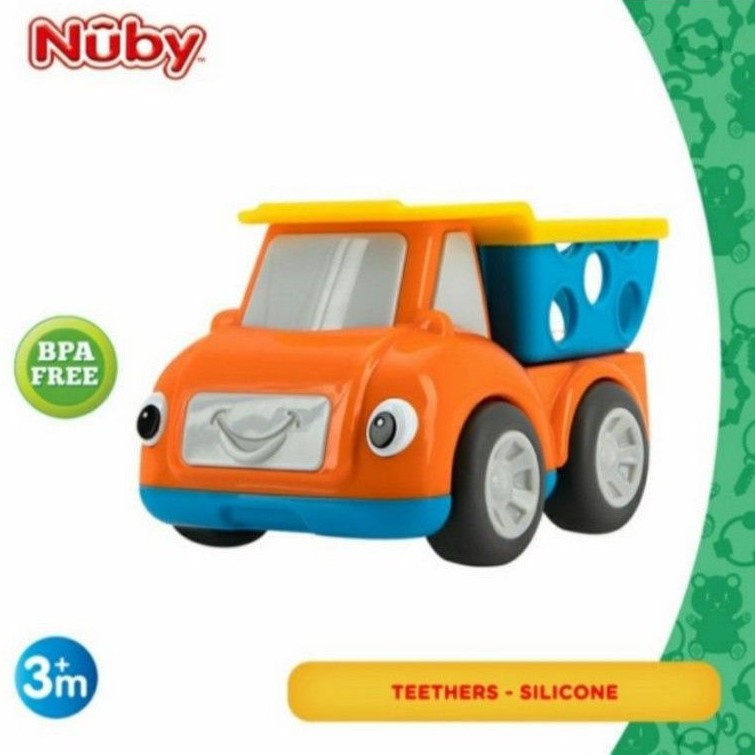 NUBY Play Pals Teether Mainan Bayi Vehicles Baby Toys