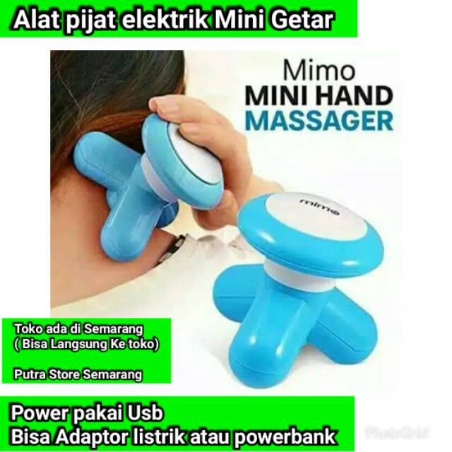 Alat Pijat elektrik Mini Getar power usb
