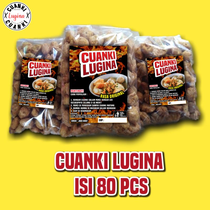 

Cuanki LUGINA isi 80 psc / Makanan instan