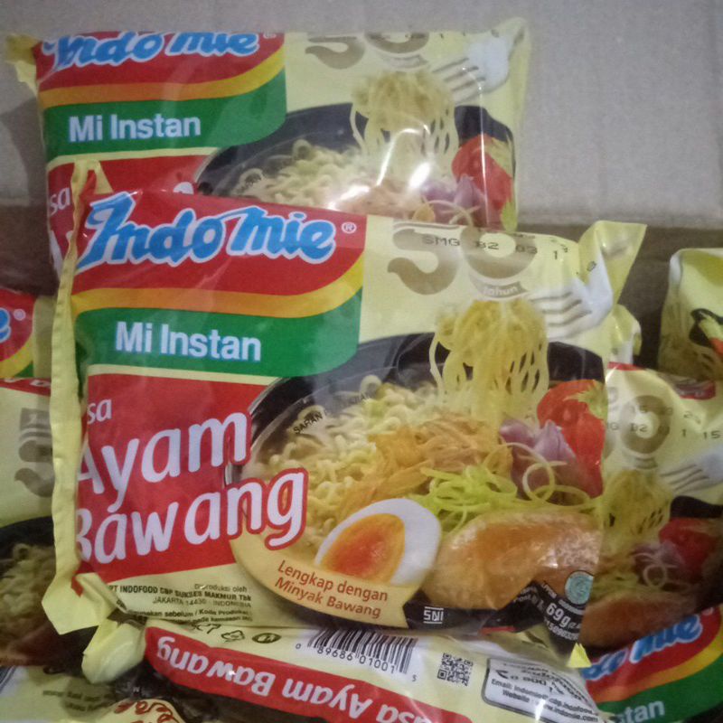 

indomie ayam bawang/mie instan kuah