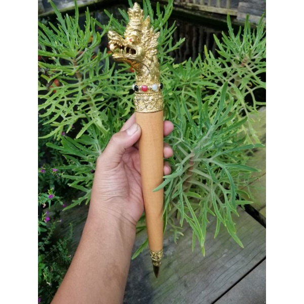 TONGKAT / STIK KOMANDO MINI ORNAMEN NAGA