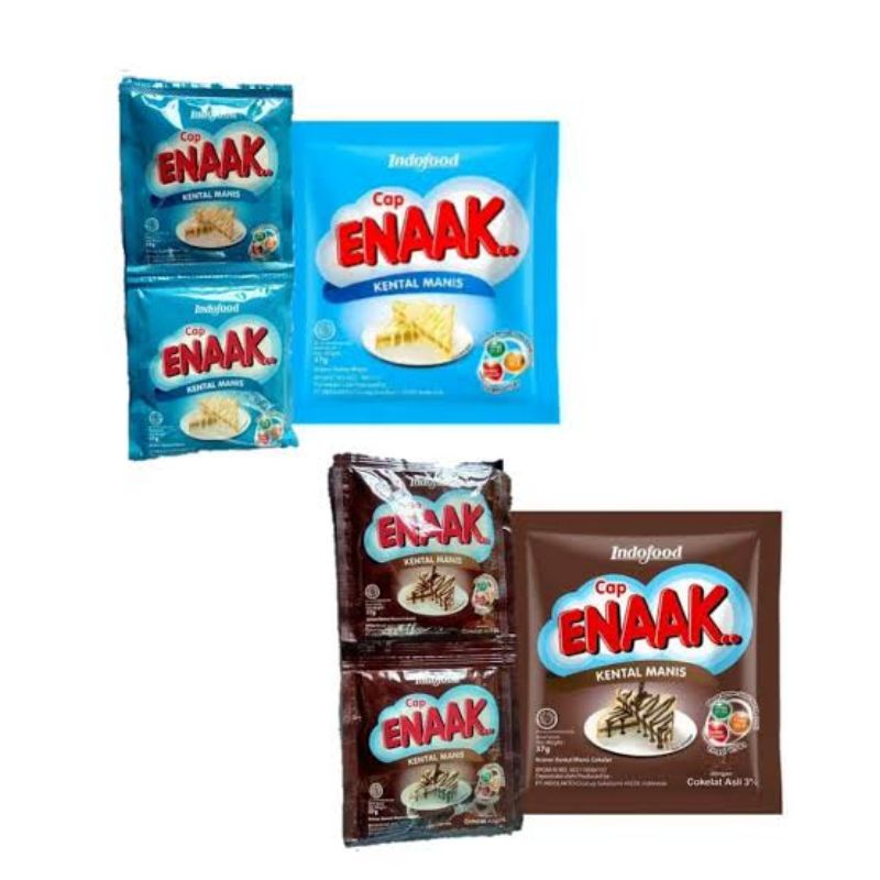 Susu kental manis cap enaak sachet 6x37gr