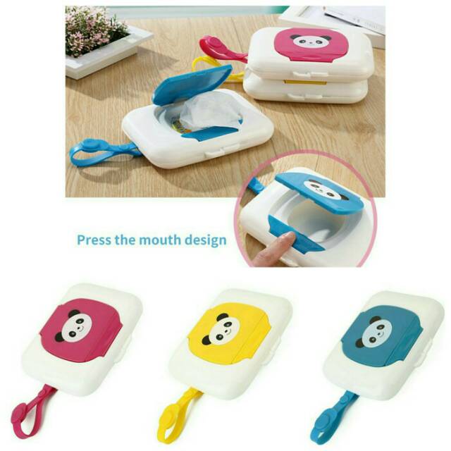 Tempat Tissue Traveling Portable Tissue Wipes Box Kotak Tissue Basah Tissue Kering Praktis