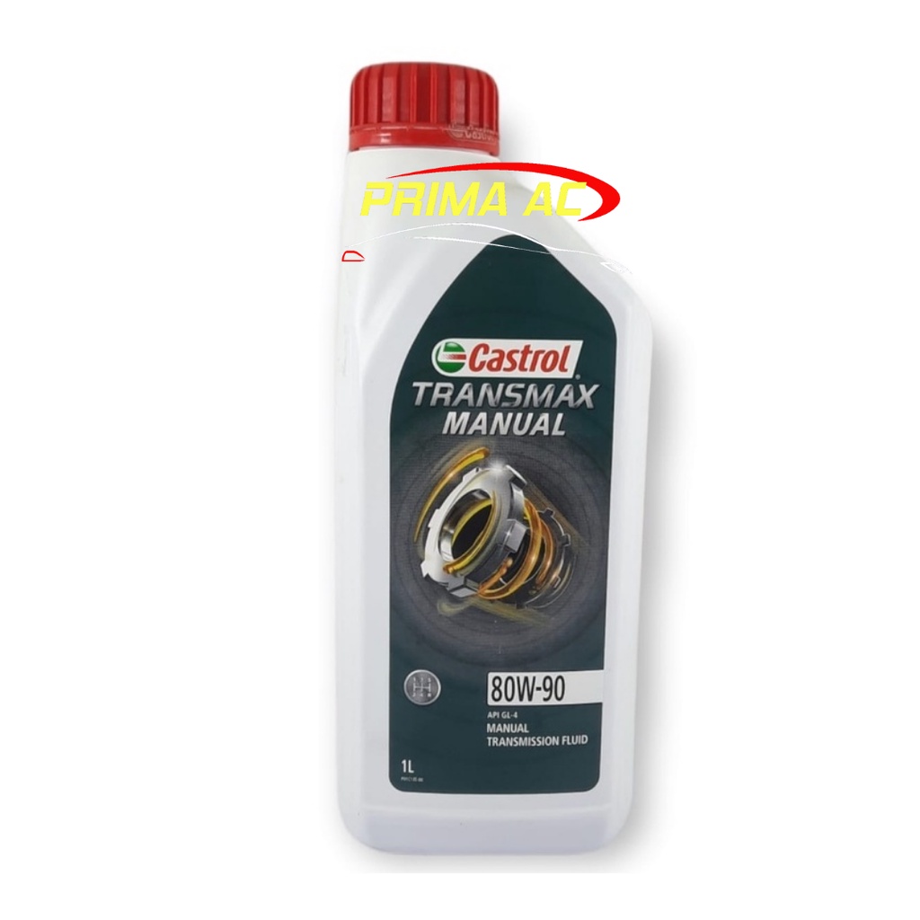 Oli Transmisi Gear Mobil Manual Castrol Transmax Manual GL4 80W-90 Transmission Fluid 1Liter