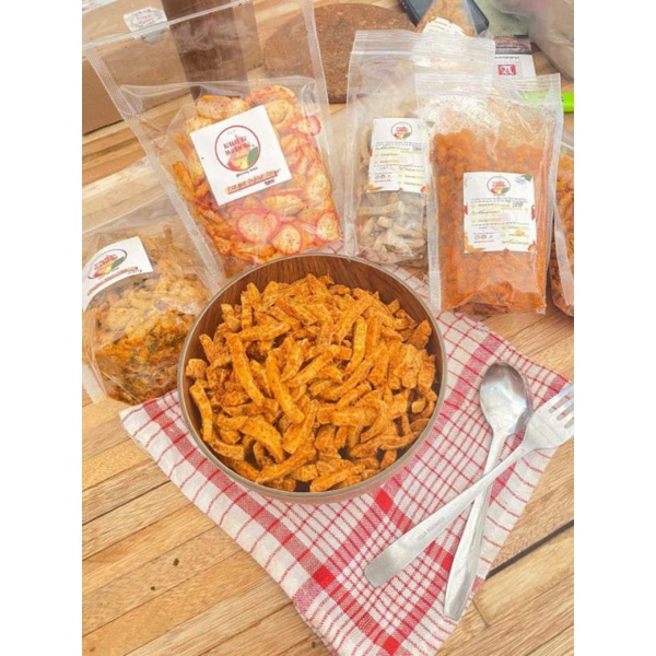 Basreng Kriuk Medok 500 gr (setengah kilo) Pedas Daun Jeruk/Pedas Asin/Original Termurah by BASRENG MEDOK-8
