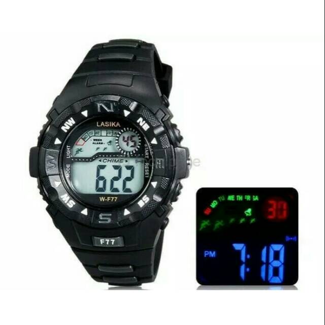 LASIKA F-77 ORIGINAL Jam Tangan Anak Cowo & Cewe Water Resistant / Anti Air